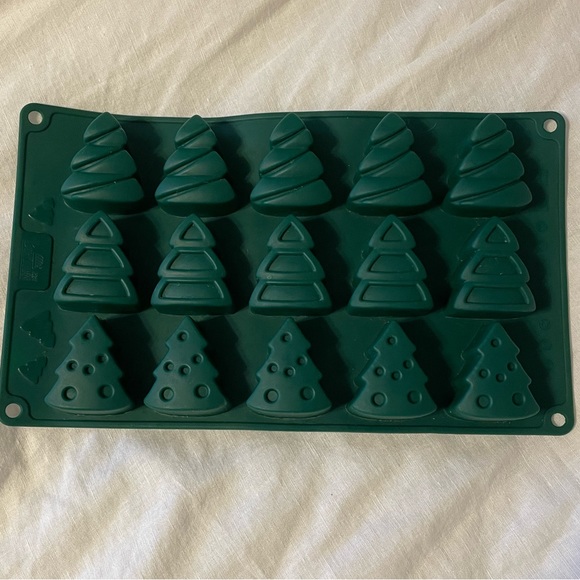 Birkmann Christmas Tree Baking Silicone Baking Tray Cookie Mold - Picture 1 of 5